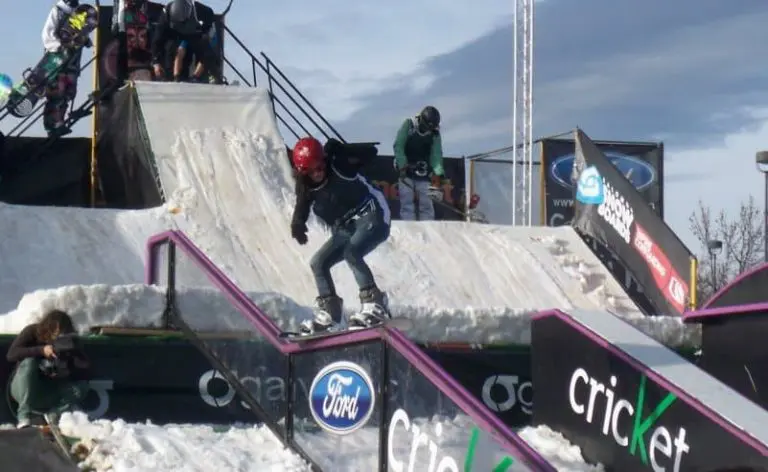 snowboarding without snow pants