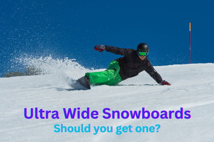 Ultra Wide snowboards - Ryan Knapton - deep carving